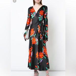 Diane von Furstenberg Tilly Argos Floral Wrap Dress